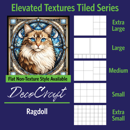 DecoCraft - Scenic Elevated Texture Tiles - Ragdoll