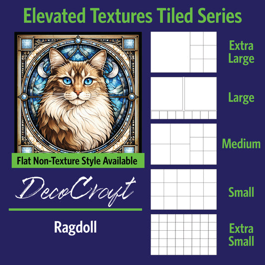 DecoCraft - Scenic Elevated Texture Tiles - Ragdoll