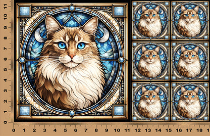 DecoCraft - Scenic Elevated Texture Tiles - Ragdoll