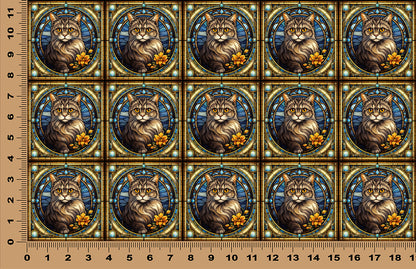 DecoCraft - Scenic Elevated Texture Tiles - Scottish Fold I