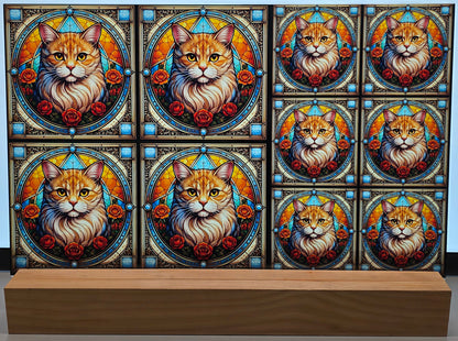 DecoCraft - Scenic Elevated Texture Tiles - Scottish Fold II