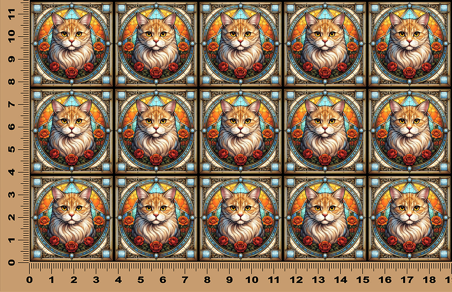 DecoCraft - Scenic Elevated Texture Tiles - Scottish Fold II