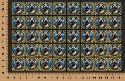 DecoCraft - Scenic Elevated Texture Tiles - Siamese