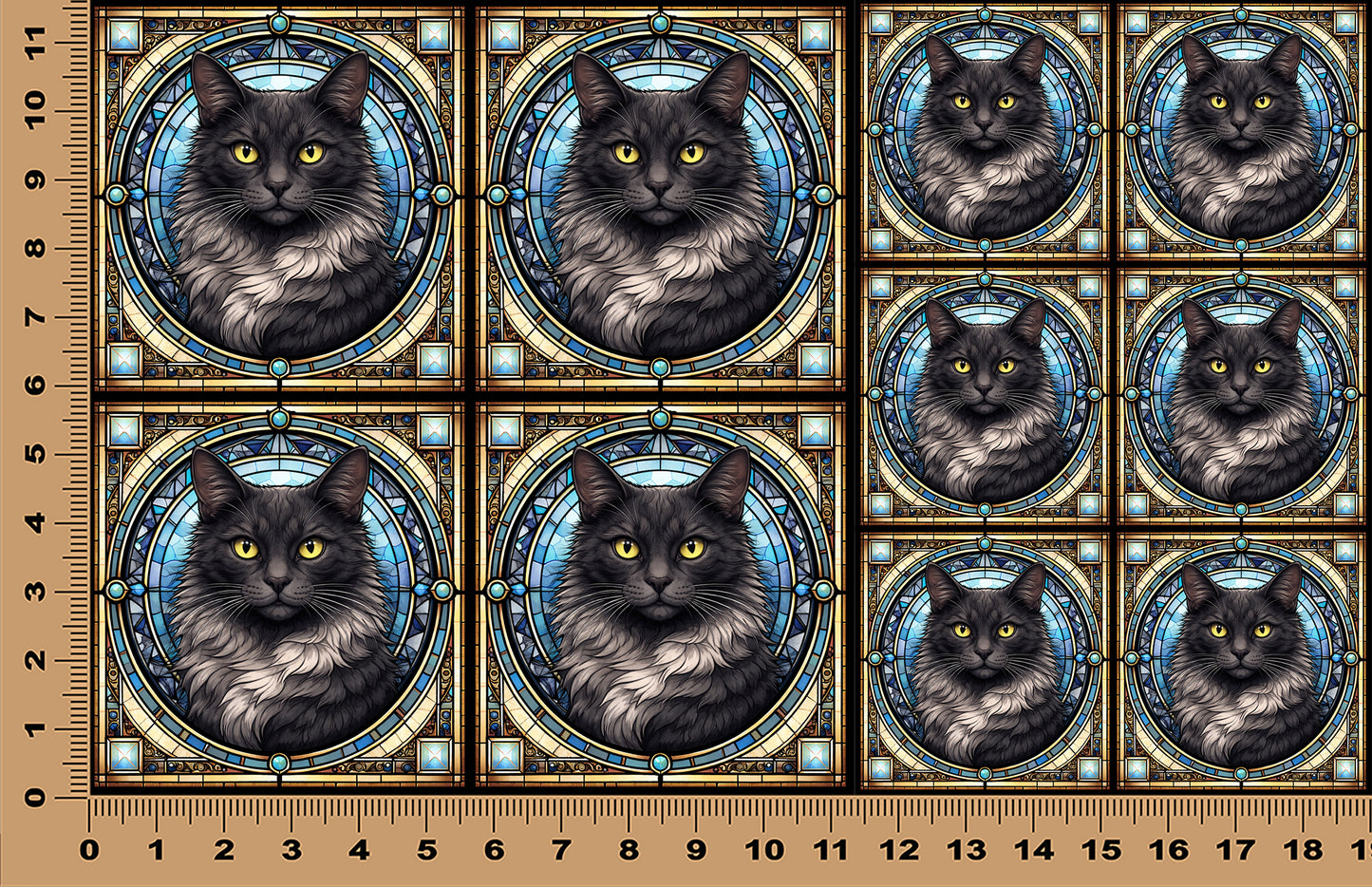 DecoCraft - Scenic Elevated Texture Tiles - Smokey