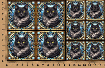 DecoCraft - Scenic Elevated Texture Tiles - Smokey