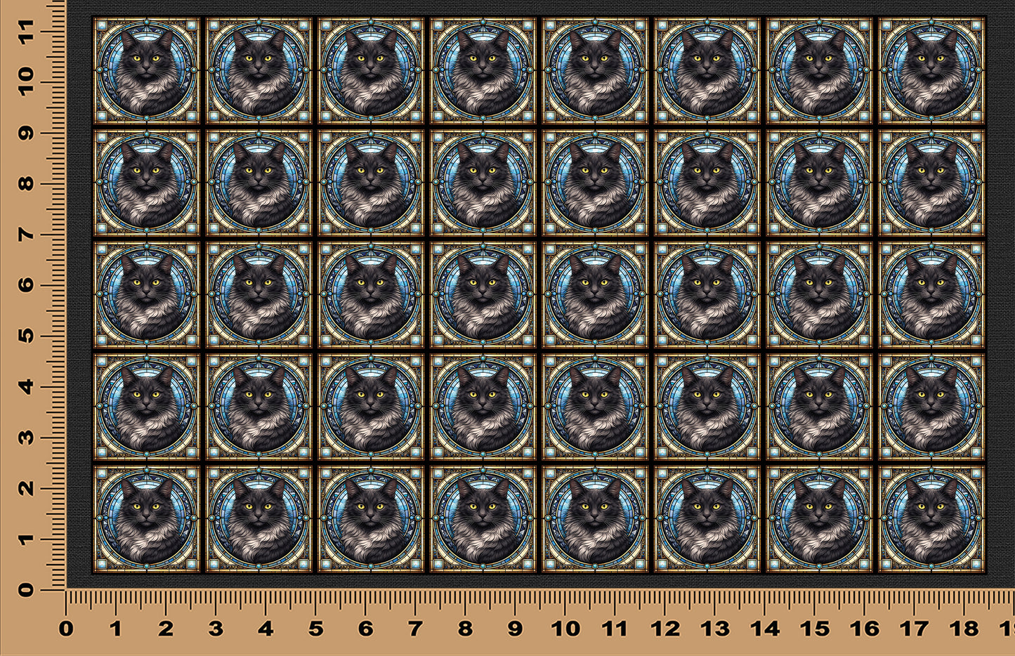 DecoCraft - Scenic Elevated Texture Tiles - Smokey