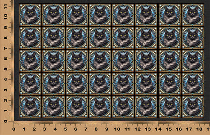 DecoCraft - Scenic Elevated Texture Tiles - Smokey