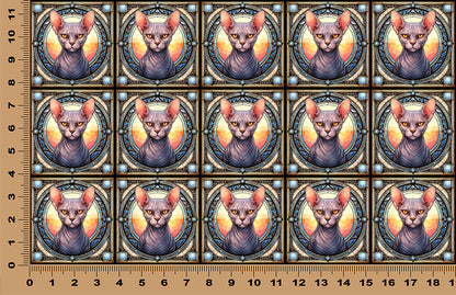 DecoCraft - Scenic Elevated Texture Tiles - Sphynx