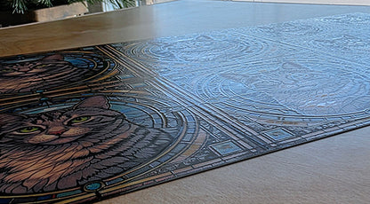 DecoCraft - Scenic Elevated Texture Tiles - Gray Tabby