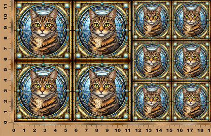 DecoCraft - Scenic Elevated Texture Tiles - Tabby