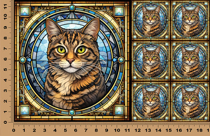 DecoCraft - Scenic Elevated Texture Tiles - Tabby