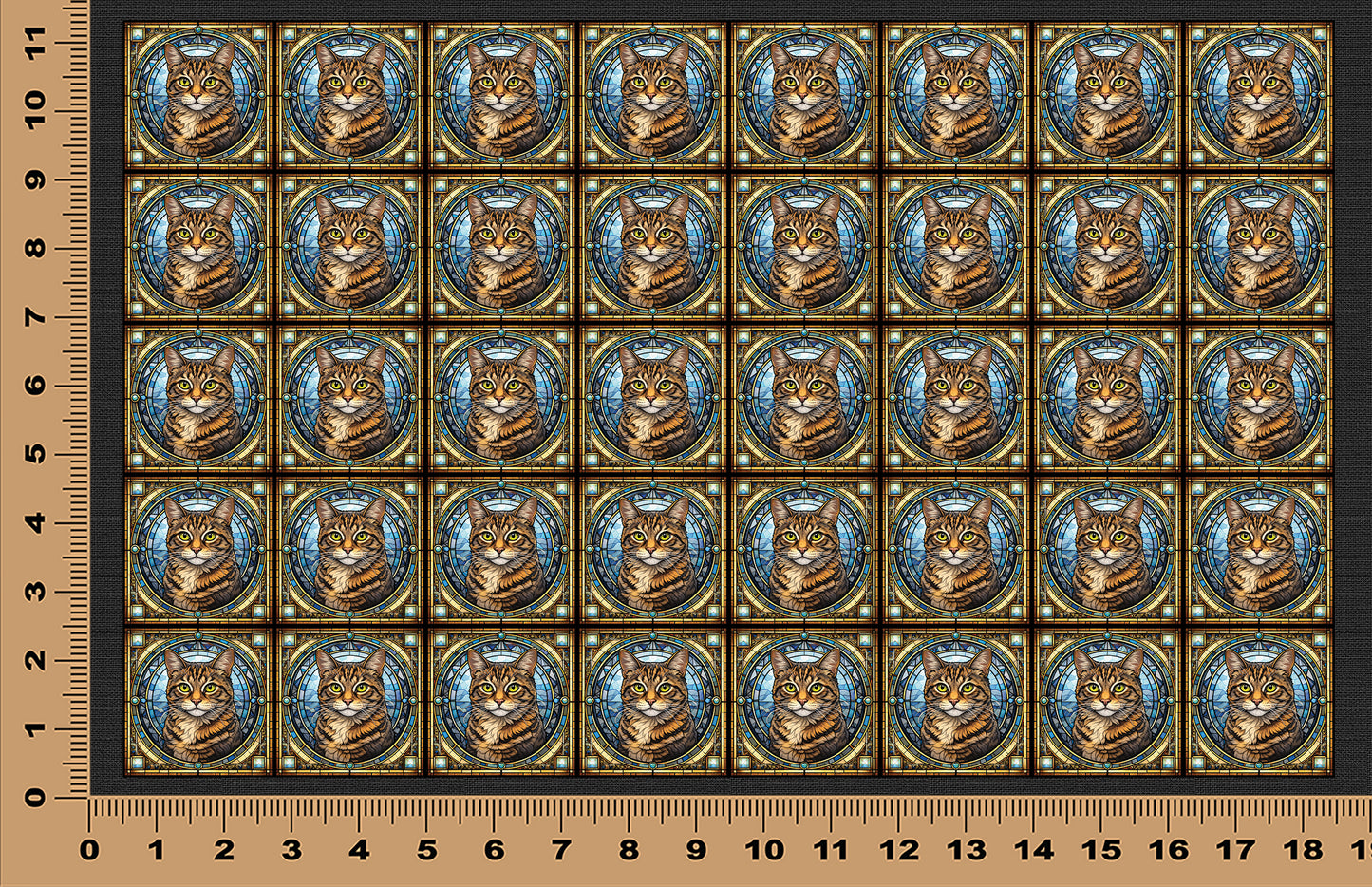 DecoCraft - Scenic Elevated Texture Tiles - Tabby