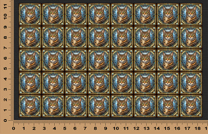 DecoCraft - Scenic Elevated Texture Tiles - Tabby