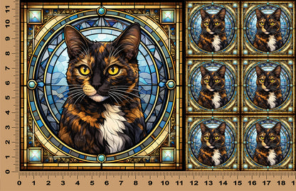 DecoCraft - Scenic Elevated Texture Tiles - Tortoiseshell