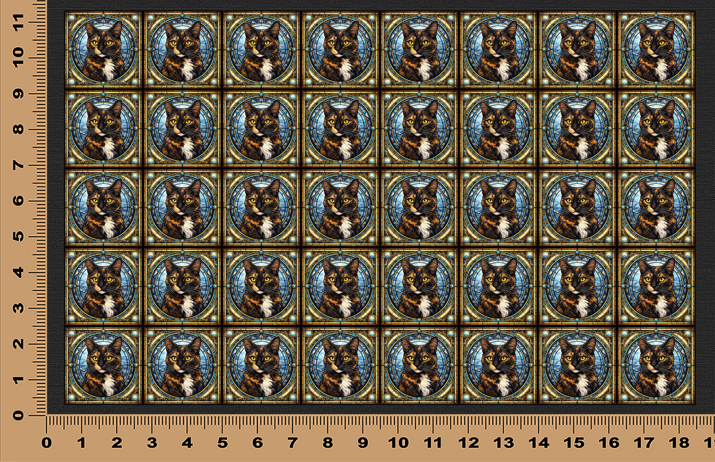 DecoCraft - Scenic Elevated Texture Tiles - Tortoiseshell