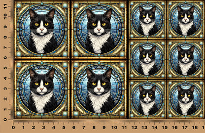 DecoCraft - Scenic Elevated Texture Tiles - Tuxedo
