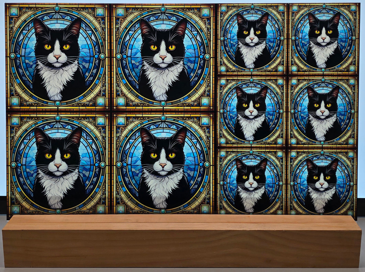 DecoCraft - Scenic Elevated Texture Tiles - Tuxedo