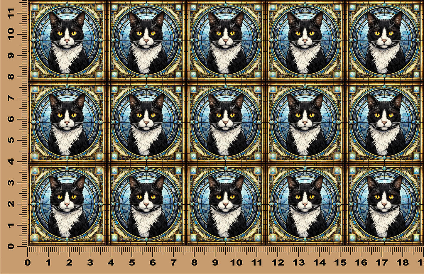 DecoCraft - Scenic Elevated Texture Tiles - Tuxedo