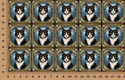 DecoCraft - Scenic Elevated Texture Tiles - Tuxedo