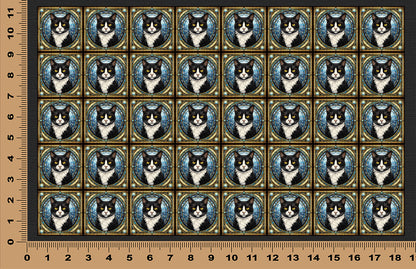 DecoCraft - Scenic Elevated Texture Tiles - Tuxedo