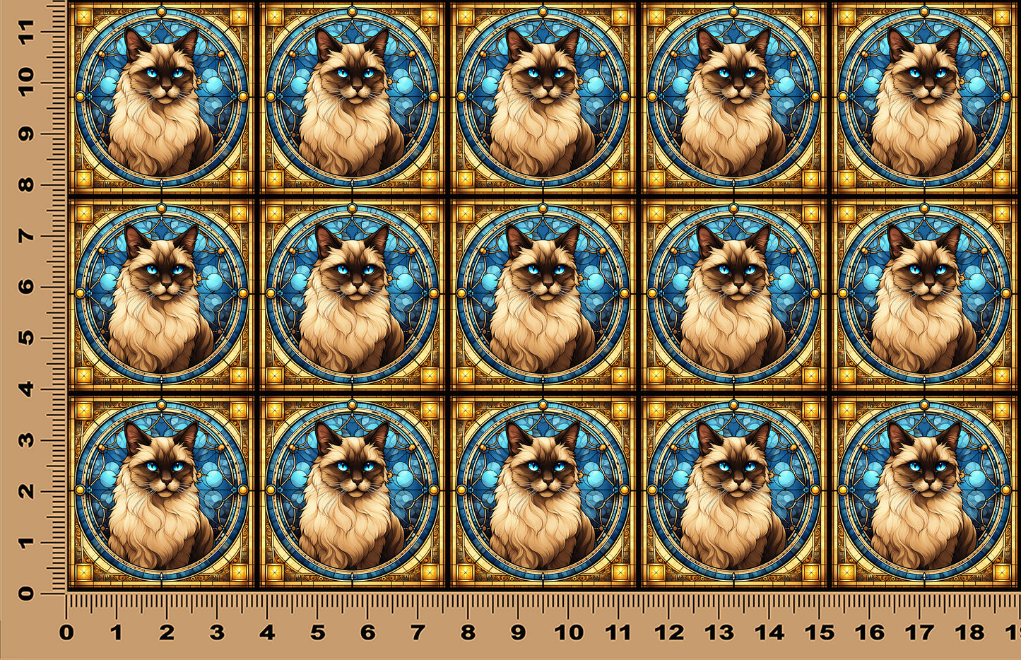 DecoCraft - Scenic Elevated Texture Tiles - Birman