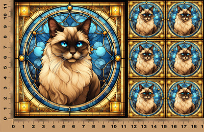 DecoCraft - Scenic Elevated Texture Tiles - Birman