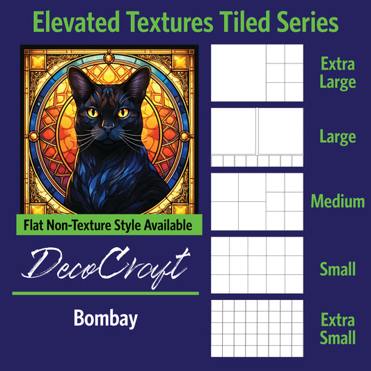 DecoCraft - Scenic Elevated Texture Tiles - Bombay