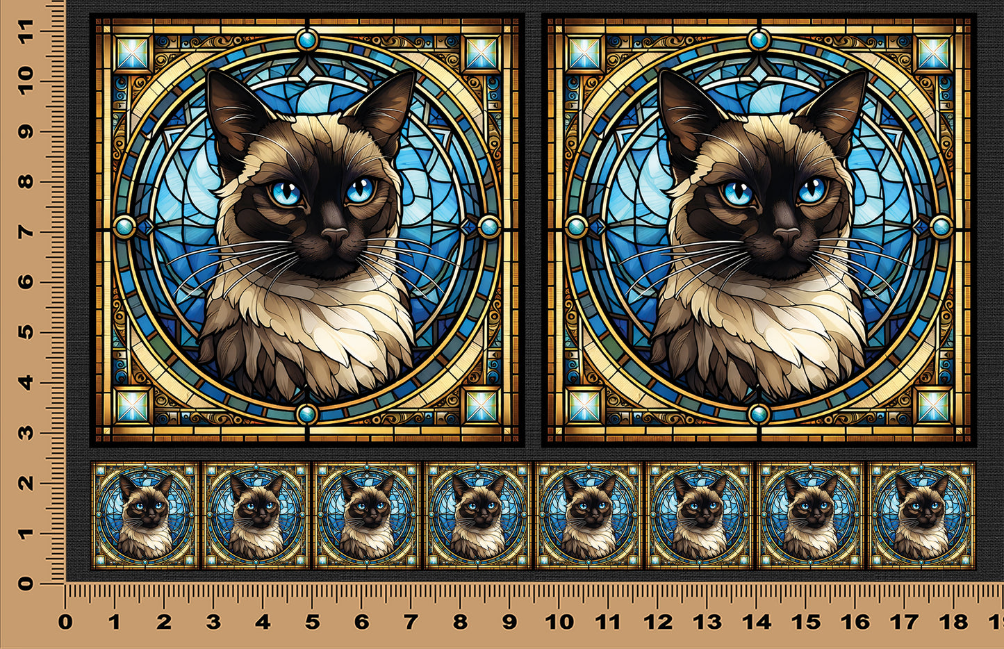 DecoCraft - Scenic Elevated Texture Tiles - Snowshoe
