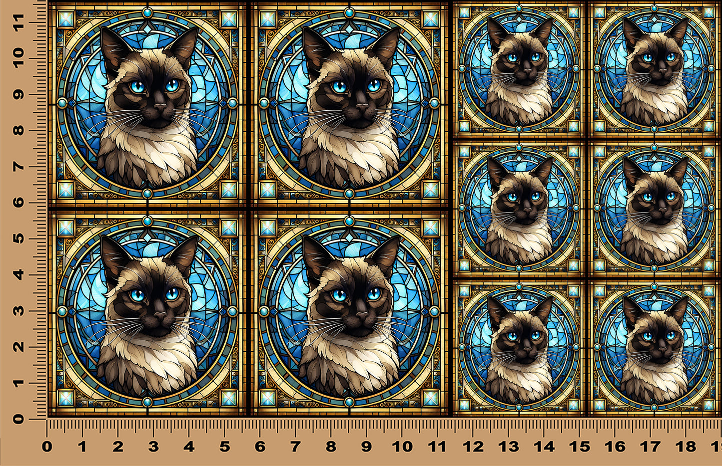 DecoCraft - Scenic Elevated Texture Tiles - Snowshoe