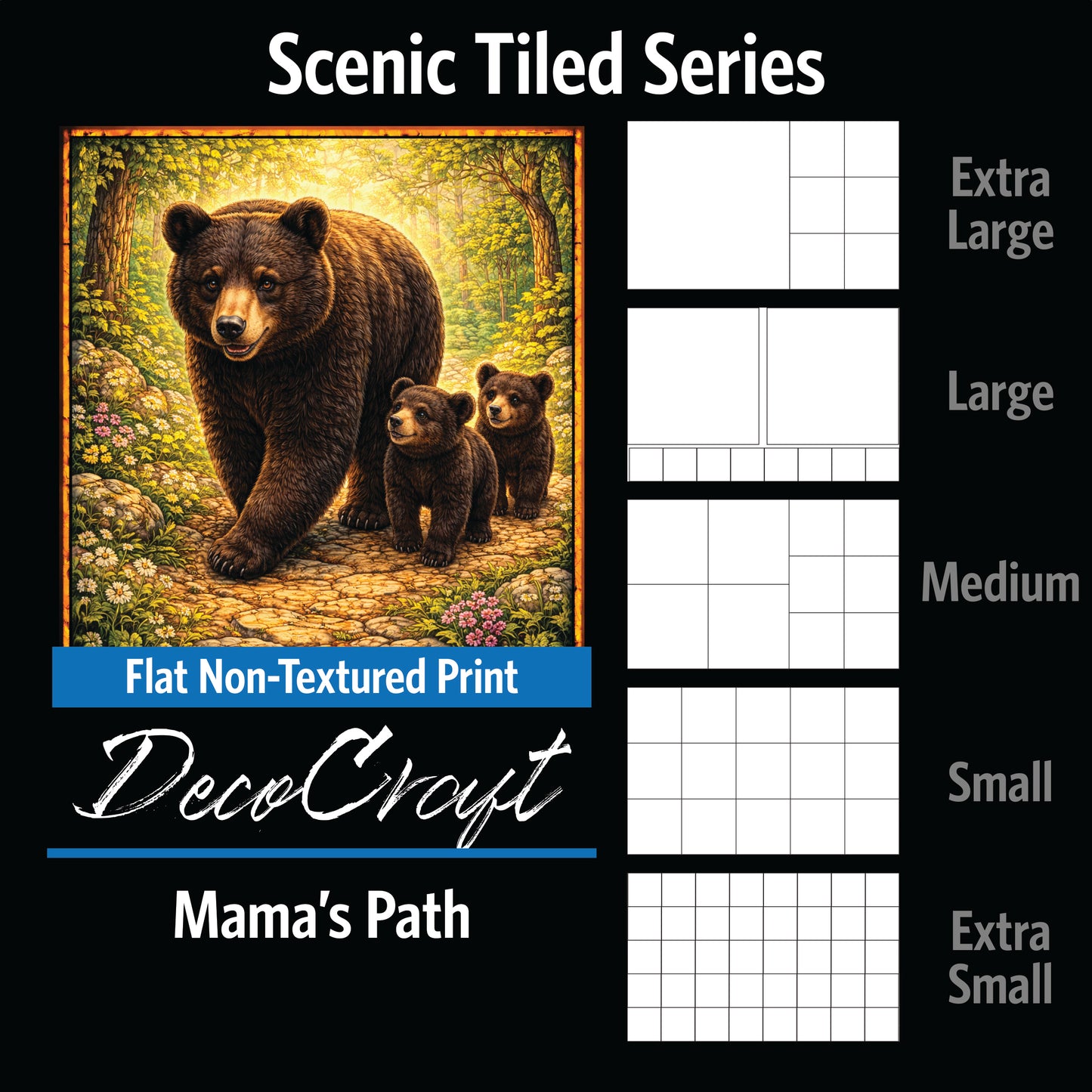DecoCraft - Scenic Tiles Series - Mama's Path