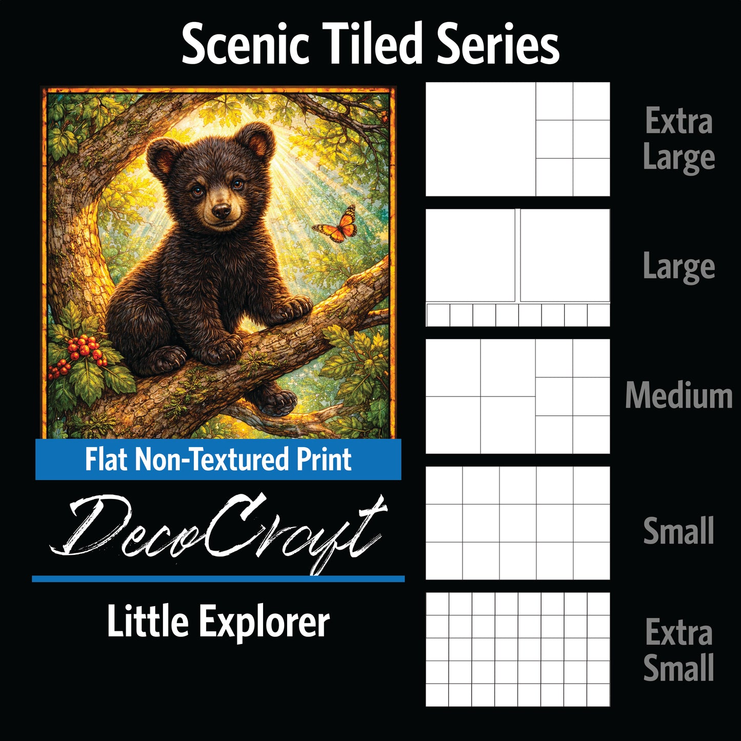 DecoCraft - Scenic Tiles Series - Little Explorer