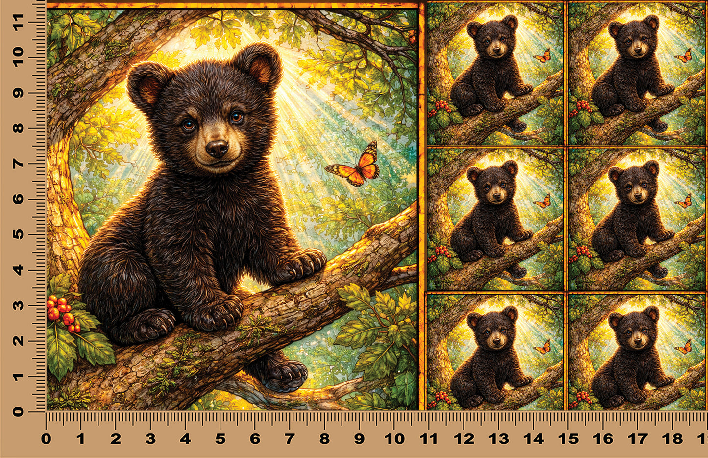 DecoCraft - Scenic Tiles Series - Little Explorer