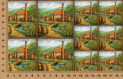 DecoCraft - Scenic Elevated Texture Tiles - Heart of the Distillery