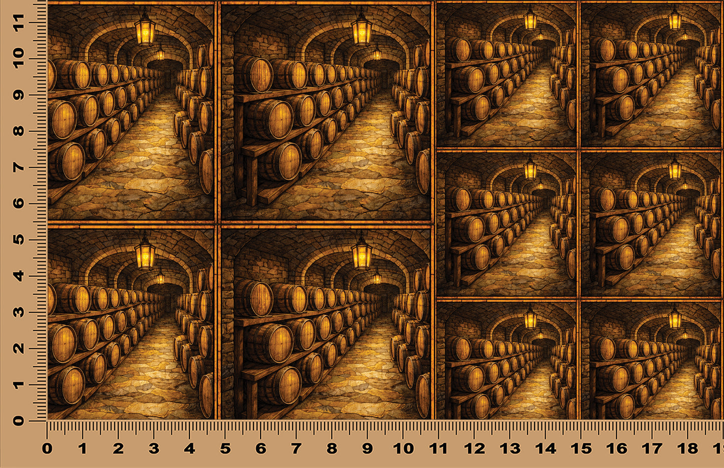 DecoCraft - Scenic Elevated Texture Tiles - Aged in Silence