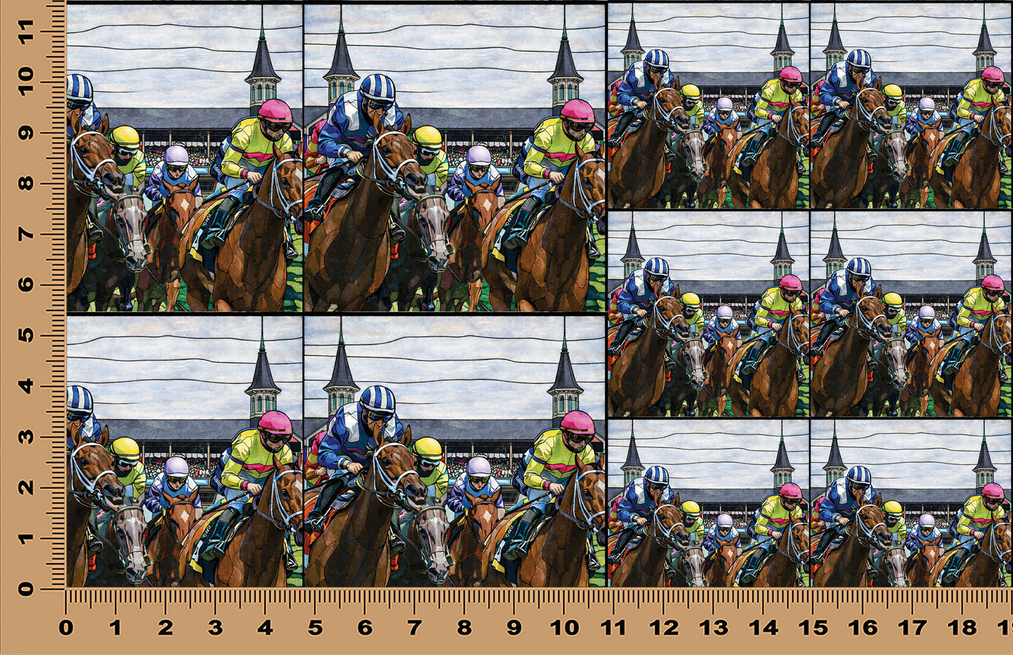 DecoCraft - Scenic Elevated Texture Tiles - Down the Stretch