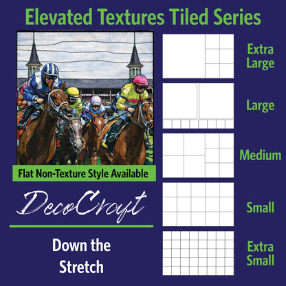 DecoCraft - Scenic Elevated Texture Tiles - Down the Stretch