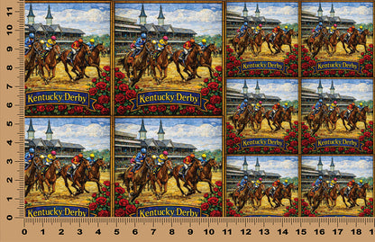 DecoCraft - Scenic Elevated Texture Tiles - Kentucky Derby