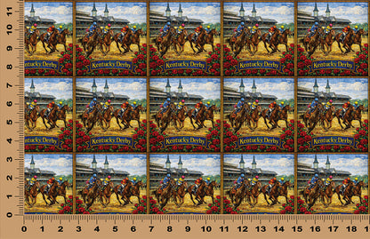 DecoCraft - Scenic Elevated Texture Tiles - Kentucky Derby