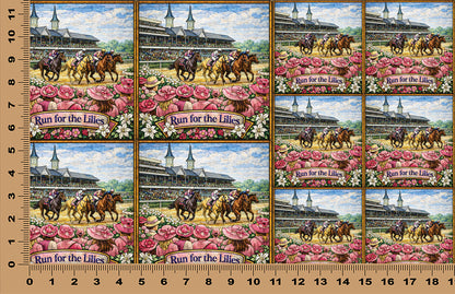 DecoCraft - Scenic Elevated Texture Tiles - Run for the Lilies