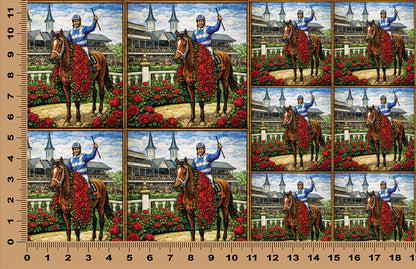 DecoCraft - Scenic Elevated Texture Tiles - Victory in Roses