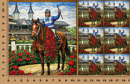 DecoCraft - Scenic Elevated Texture Tiles - Victory in Roses