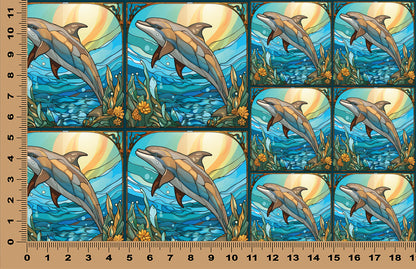 DecoCraft - Scenic Elevated Texture Tiles - Coral Crossing