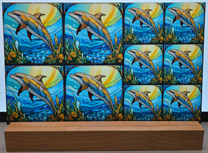 DecoCraft - Scenic Elevated Texture Tiles - Coral Crossing