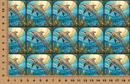 DecoCraft - Scenic Elevated Texture Tiles - Coral Crossing