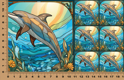 DecoCraft - Scenic Elevated Texture Tiles - Coral Crossing