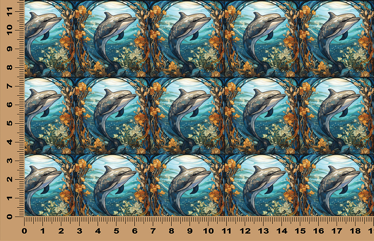 DecoCraft - Scenic Elevated Texture Tiles - Blue Serenity