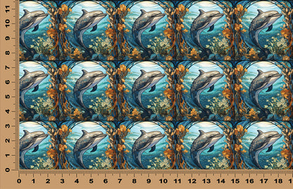 DecoCraft - Scenic Elevated Texture Tiles - Blue Serenity