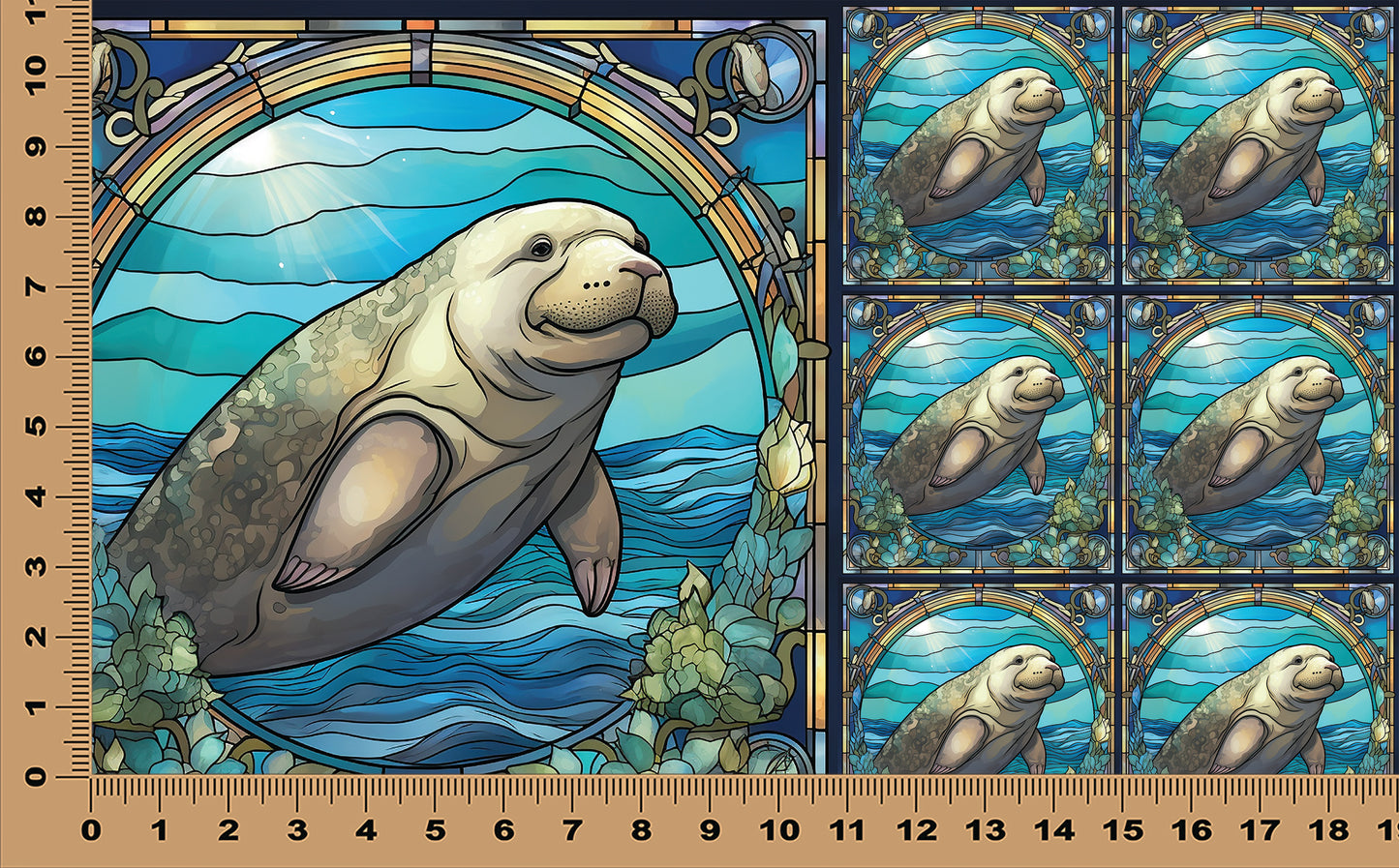 DecoCraft - Scenic Elevated Texture Tiles - Drifting Grace