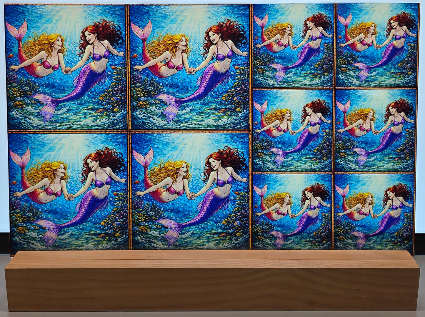 DecoCraft - Scenic Elevated Texture Tiles - Sisters of the Sea