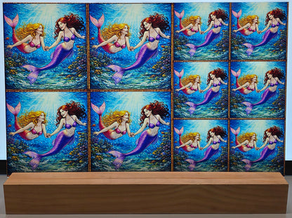 DecoCraft - Scenic Elevated Texture Tiles - Sisters of the Sea